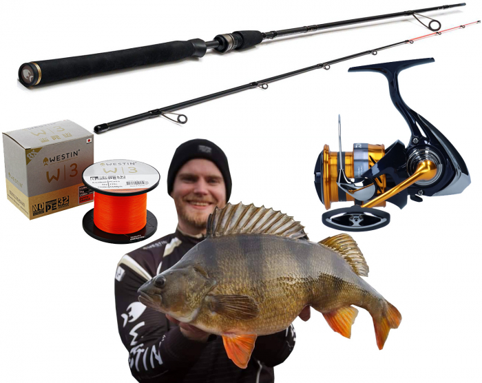 Daniel ''Mr Westin'' Nilsson' s Westin W3 Finesse Jig 2nd 7'3'' 5-20 gr Combo - Daiwa Revros 2500 i gruppen Fiskeset / Pro Staff & Kändisarnas Combos hos Örebro Fiske & Outdoor AB (Danne FinJig-Revros)